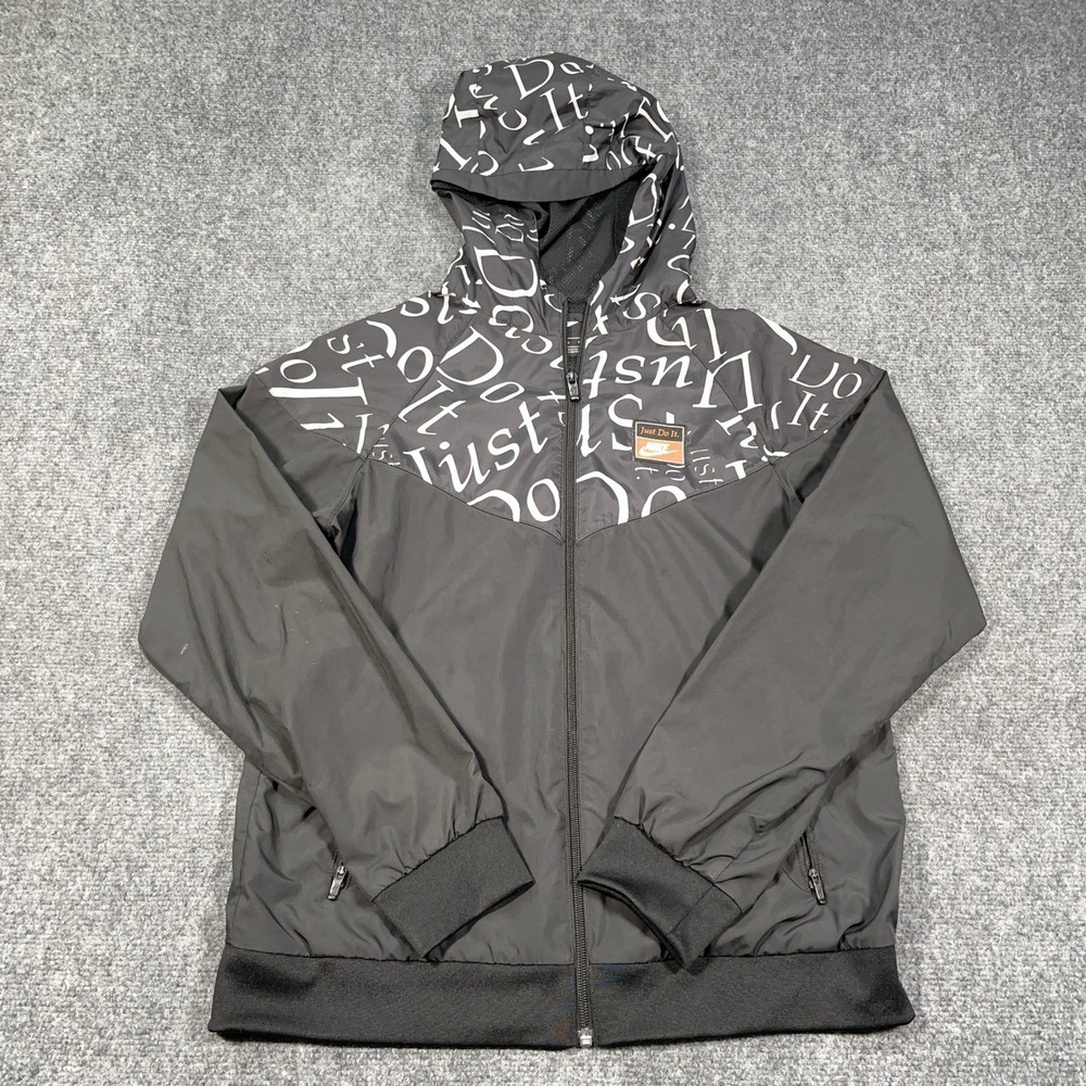 Nike Boys' XL Sportswear‎ Just Do It Windrunner Jacket, CK0958 Full Zip Track